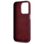 Carcasa Lacoste Silicone Croco Logo cu MagSafe compatibila cu iPhone 15 Pro, Bordeaux 8 - lerato.ro