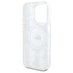 Carcasa Lacoste IML Blend Monogram cu MagSafe compatibila cu iPhone 15 Pro, Alb 8 - lerato.ro