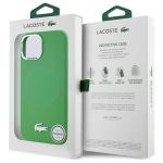 Carcasa Lacoste Silicone Croco Logo cu MagSafe compatibila cu iPhone 15 / 14 / 13, Verde 9 - lerato.ro