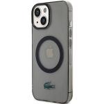 Carcasa Lacoste Transparent Design cu MagSafe compatibila cu iPhone 15 / 14 / 13, Negru 3 - lerato.ro