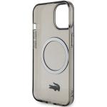 Carcasa Lacoste Transparent Design cu MagSafe compatibila cu iPhone 15 / 14 / 13, Negru 8 - lerato.ro