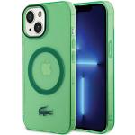 Carcasa Lacoste Transparent Design cu MagSafe compatibila cu iPhone 15 / 14 / 13, Verde 4 - lerato.ro