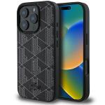 Carcasa Lacoste Blend Monogram cu MagSafe compatibila cu iPhone 16 Pro, Negru 4 - lerato.ro