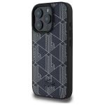Carcasa Lacoste Blend Monogram cu MagSafe compatibila cu iPhone 16 Pro, Navy Blue 3 - lerato.ro
