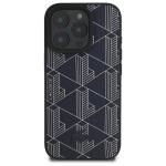 Carcasa Lacoste Blend Monogram cu MagSafe compatibila cu iPhone 16 Pro, Navy Blue 2 - lerato.ro