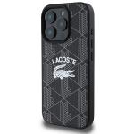 Carcasa Lacoste Monogram Vintage Logo cu MagSafe compatibila cu iPhone 16 Pro, Negru 3 - lerato.ro