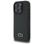 Carcasa Lacoste Iconic Petit Pique compatibila cu iPhone 16 Pro, Verde 3 - lerato.ro