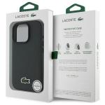 Carcasa Lacoste Iconic Petit Pique compatibila cu iPhone 16 Pro, Verde 9 - lerato.ro