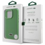 Carcasa Lacoste Iconic Petit Pique cu MagSafe compatibila cu iPhone 16 Pro, Verde 9 - lerato.ro