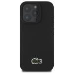 Carcasa Lacoste Iconic Petit Pique cu MagSafe compatibila cu iPhone 16 Pro, Negru 2 - lerato.ro