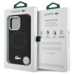 Carcasa Lacoste Silicone Croco Logo cu MagSafe compatibila cu iPhone 16 Pro, Negru 9 - lerato.ro