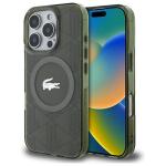 Carcasa Lacoste IML Blend Monogram cu MagSafe compatibila cu iPhone 16 Pro, Khaki 4 - lerato.ro