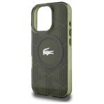 Carcasa Lacoste IML Blend Monogram cu MagSafe compatibila cu iPhone 16 Pro, Khaki 7 - lerato.ro