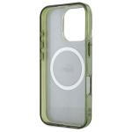 Carcasa Lacoste IML Blend Monogram cu MagSafe compatibila cu iPhone 16 Pro, Khaki 8 - lerato.ro