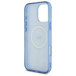 Carcasa Lacoste IML Blend Monogram cu MagSafe compatibila cu iPhone 16 Pro, Albastru 8 - lerato.ro