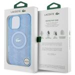 Carcasa Lacoste IML Blend Monogram cu MagSafe compatibila cu iPhone 16 Pro, Albastru 9 - lerato.ro
