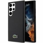 Carcasa Lacoste Iconic Petit Pique compatibila cu Samsung Galaxy S23 Ultra, Negru 4 - lerato.ro