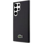 Carcasa Lacoste Iconic Petit Pique compatibila cu Samsung Galaxy S23 Ultra, Negru 3 - lerato.ro