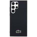 Carcasa Lacoste Iconic Petit Pique compatibila cu Samsung Galaxy S23 Ultra, Negru 2 - lerato.ro