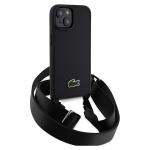 Carcasa Lacoste Iconic Petit Pique Crossbody compatibila cu iPhone 15 / 14 / 13, Negru 4 - lerato.ro