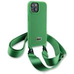 Carcasa Lacoste Iconic Petit Pique Crossbody compatibila cu iPhone 15 / 14 / 13, Verde 4 - lerato.ro