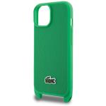 Carcasa Lacoste Iconic Petit Pique Crossbody compatibila cu iPhone 15 / 14 / 13, Verde 5 - lerato.ro