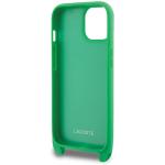 Carcasa Lacoste Iconic Petit Pique Crossbody compatibila cu iPhone 15 / 14 / 13, Verde 6 - lerato.ro