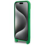 Carcasa Lacoste Iconic Petit Pique Crossbody compatibila cu iPhone 15 / 14 / 13, Verde 7 - lerato.ro