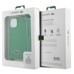 Carcasa Lacoste Iconic Petit Pique Crossbody compatibila cu iPhone 15 / 14 / 13, Verde 8 - lerato.ro
