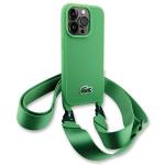Carcasa Lacoste Iconic Petit Pique Crossbody compatibila cu iPhone 15 Pro Max, Verde 4 - lerato.ro