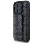 Carcasa Lacoste Grip Stand Mono compatibila cu iPhone 16 Pro, Negru 3 - lerato.ro