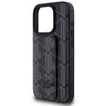 Carcasa Lacoste Grip Stand Mono compatibila cu iPhone 16 Pro, Negru 7 - lerato.ro