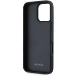 Carcasa Lacoste Grip Stand Mono compatibila cu iPhone 16 Pro, Negru 8 - lerato.ro