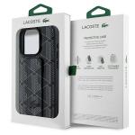 Carcasa Lacoste Grip Stand Mono compatibila cu iPhone 16 Pro, Negru 9 - lerato.ro