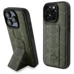 Carcasa Lacoste Grip Stand Mono compatibila cu iPhone 16 Pro Max, Khaki 4 - lerato.ro