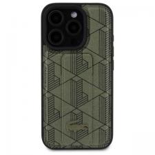 Carcasa Lacoste Grip Stand Mono compatibila cu iPhone 16 Pro Max, Khaki