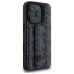 Carcasa Lacoste Grip Stand Mono compatibila cu iPhone 16 Pro Max, Negru 5 - lerato.ro