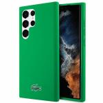 Carcasa Lacoste Silicone Croc Logo compatibila cu Samsung Galaxy S23 Ultra, Verde 4 - lerato.ro