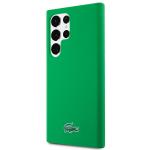 Carcasa Lacoste Silicone Croc Logo compatibila cu Samsung Galaxy S23 Ultra, Verde 3 - lerato.ro