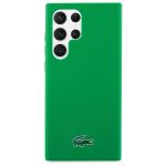 Carcasa Lacoste Silicone Croc Logo compatibila cu Samsung Galaxy S23 Ultra, Verde 2 - lerato.ro