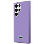Carcasa Lacoste Silicone Croc Logo compatibila cu Samsung Galaxy S23 Ultra, Mov 3 - lerato.ro