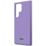 Carcasa Lacoste Silicone Croc Logo compatibila cu Samsung Galaxy S23 Ultra, Mov 7 - lerato.ro