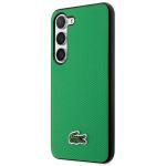 Carcasa Lacoste Iconic Petit Pique compatibila cu Samsung Galaxy S23, Verde 3 - lerato.ro