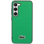 Carcasa Lacoste Iconic Petit Pique compatibila cu Samsung Galaxy S23, Verde 2 - lerato.ro