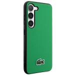 Carcasa Lacoste Iconic Petit Pique compatibila cu Samsung Galaxy S23, Verde 5 - lerato.ro