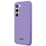 Carcasa Lacoste Silicone Croc Logo compatibila cu Samsung Galaxy S23, Mov 3 - lerato.ro