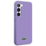 Carcasa Lacoste Silicone Croc Logo compatibila cu Samsung Galaxy S23, Mov 5 - lerato.ro