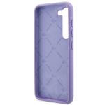 Carcasa Lacoste Silicone Croc Logo compatibila cu Samsung Galaxy S23, Mov 8 - lerato.ro