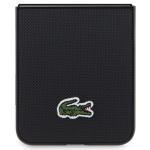 Carcasa Lacoste Iconic Petit Pique compatibila cu Samsung Galaxy Z Flip 5, Negru 6 - lerato.ro