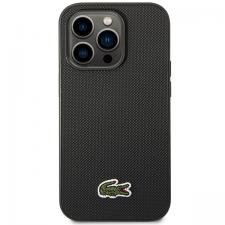 Carcasa Lacoste Iconic Petit Pique cu MagSafe compatibila cu iPhone 14 Pro, Negru